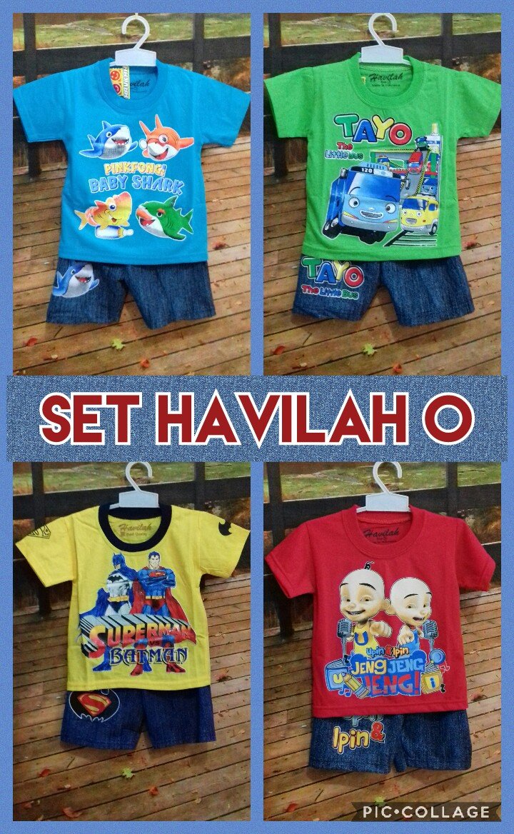 Distributor Baju Anak Set Havilah O Murah Surabaya 18ribuan